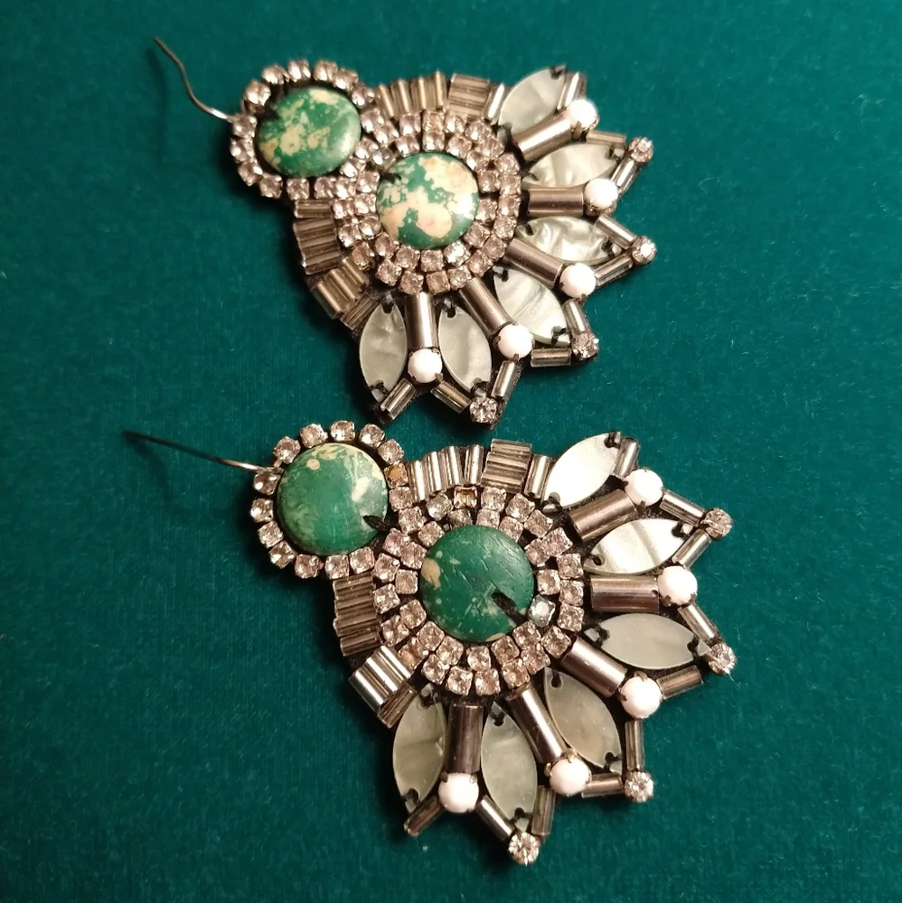 🆕Anthropologie✨Jadeite Dangles - Picture 2 of 7